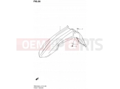 SUZUKI RMX450Z L4 (2014) (E19) 36 - FRONT FENDER