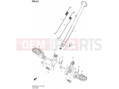 SUZUKI RMX450Z L4 (2014) (E19) 31 - FOOTREST
