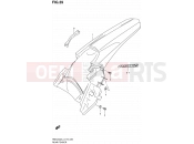 SUZUKI RMX450Z L4 (2014) (E19) 39 - REAR FENDER