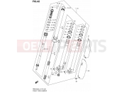 SUZUKI RMX450Z L4 (2014) (E19) 42 - FRONT FORK DAMPER