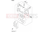 SUZUKI RMX450Z L4 (2014) (E19) 45 - FRONT CALIPER