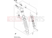 SUZUKI RMX450Z L4 (2014) (E19) 48 - REAR SHOCK ABSORBER