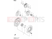 SUZUKI RMX450Z L4 (2014) (E71) 8 - STARTER CLUTCH