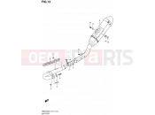 SUZUKI RMX450Z L4 (2014) (E71) 13 - MUFFLER