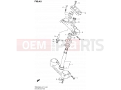 SUZUKI RMX450Z L4 (2014) (E71) 43 - STEERING STEM