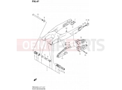 SUZUKI RMX450Z L4 (2014) (E71) 47 - REAR SWINGINGARM