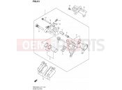 SUZUKI RMX450Z L4 (2014) (E71) 51 - REAR CALIPER