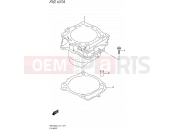 SUZUKI RMX450Z L5 (2015) (E71) 107A - CYLINDER