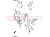SUZUKI RMX450Z L5 (2015) (E71) 112A - CRANKCASE COVER