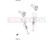 SUZUKI RMX450Z L5 (2015) (E71) 126A - CAMSHAFT/VALVE