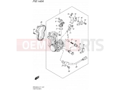 SUZUKI RMX450Z L5 (2015) (E71) 140A - THROTTLE BODY