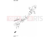 SUZUKI RMX450Z L5 (2015) (E71) 163A - MUFFLER
