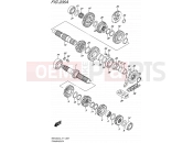 SUZUKI RMX450Z L5 (2015) (E71) 206A - TRANSMISSION