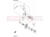 SUZUKI RMX450Z L5 (2015) (E71) 240A - KICK STARTER