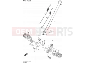 SUZUKI RMX450Z L5 (2015) (E71) 415A - FOOTREST