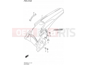 SUZUKI RMX450Z L5 (2015) (E71) 474A - REAR FENDER