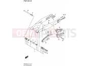 SUZUKI RMX450Z L5 (2015) (E71) 541A - REAR SWINGINGARM