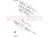 SUZUKI RMX450Z L5 (2015) (E71) 543A - REAR CUSHION LEVER