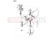 SUZUKI RMX50 T (1996) 44 - REAR MASTER CYLINDER (MODEL T)