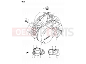 SUZUKI RMX50 V (1997) 3 - CRANKCASE COVER