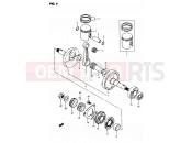 SUZUKI RMX50 V (1997) 4 - CRANKSHAFT