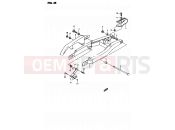 SUZUKI RMX50 V (1997) 39 - REAR SWINGNING ARM