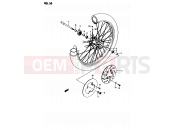 SUZUKI RMX50 V (1997) 33 - FRONT WHEEL