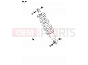 SUZUKI RMX50 V (1997) 40 - REAR SHOCK ABSORBER