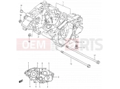 SUZUKI RMX50 K1 (2001) 2 - CRANKCASE