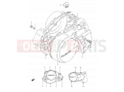 SUZUKI RMX50 K1 (2001) 3 - CRANKCASE COVER