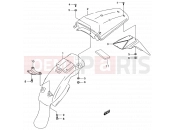 SUZUKI RMX50 K1 (2001) 41 - REAR FENDER