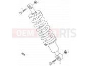 SUZUKI RMX50 K1 (2001) 40 - REAR SHOCK ABSORBER
