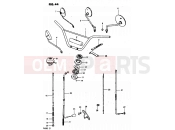 SUZUKI RV50 Z (1982) 44 - HANDLEBAR - CABLE