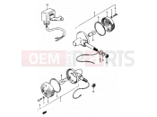 SUZUKI RV50 D (1983) 24 - TURN SIGNAL LAMP (E21)