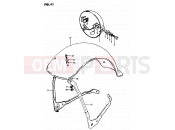SUZUKI RV50 D (1983) 41 - HEADLAMP HOUSING - FRONT FENDER