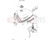 SUZUKI SB200 N (1992) 24 - FUEL TANK