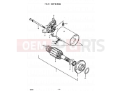 SUZUKI SB200 N (1992) 14 - STARTING MOTOR