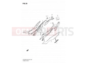 SUZUKI SFV650 K9 (2009) Gladius (E03,E28,E33) 39 - FRAME COVER (MODEL K9)