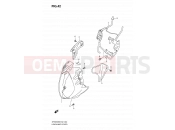SUZUKI SFV650 K9 (2009) Gladius (E24) 42 - HEADLAMP COVER