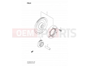 SUZUKI SFV650 L0 (2010) Gladius (E02) 8 - STARTER CLUTCH