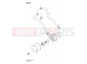 SUZUKI SFV650 L0 (2010) Gladius (E02) 16 - OIL COOLER