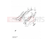 SUZUKI SFV650 L0 (2010) Gladius (E02) 38A - FRAME COVER (MODEL L0)