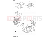 SUZUKI SFV650 L0 (2010) Gladius (E03,E28,E33) 6 - CRANKCASE COVER