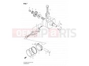 SUZUKI SFV650 L0 (2010) Gladius (E03,E28,E33) 7 - CRANKSHAFT