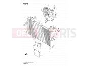 SUZUKI SFV650 L0 (2010) Gladius (E03,E28,E33) 18 - RADIATOR