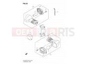 SUZUKI SFV650 L0 (2010) Gladius (E03,E28,E33) 29 - TURNSIGNAL LAMP