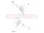 SUZUKI SFV650 L0 (2010) Gladius (E03,E28,E33) 32 - HANDLE SWITCH