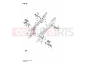SUZUKI SFV650 L0 (2010) Gladius (E03,E28,E33) 35 - FOOTREST