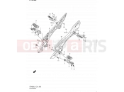 SUZUKI SFV650 L1 (2011) Gladius (E21) 65 - FOOTREST