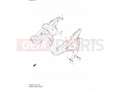 SUZUKI SFV650 L1 (2011) Gladius (E21) 74 - FRAME LOWER COVER